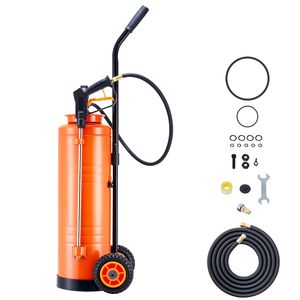 "Stainless Steel 5 Gallon Industrial <b>Sprayer</b> Cart with Heavy Duty Tri-Poxy Pump <b>Sprayer</b> 20.5FT Control Structure" - Product Image 1