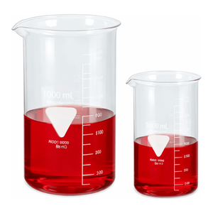 Vasos de precipitados altos de vidrio borosilicato 3.3 con graduación de 50-3000 ml para calentamiento en laboratorio y uso general - Product Image 1