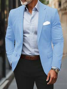 Abrigo para Hombre, Corte Entallado, Ropa Exterior Formal, Diseño Elegante, Tela Transpirable, para Negocios, Viajes, Oficina, Fiestas - Product Image 6