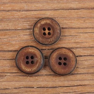 Botones de Cuerno de Búfalo Natural Hechos a Mano, Redondos, Color Personalizado, de Alta Gama, Ecológicos, con Acabado Desgastado, Accesorios para Ropa - Product Image 6
