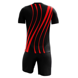 Tenue de football complète de haute qualité, design personnalisé, fabrication originale, pour hommes, clubs populaires, maillot de foot. - Product Image 4