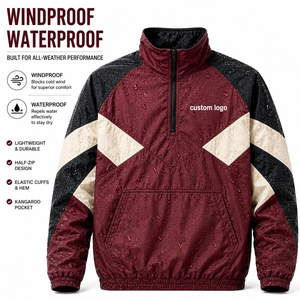 Custom Logo Windbreaker <b>Jacket</b> <b>Men</b> Waterproof Breathable Windbreaker Custom Print Team <b>Jacket</b> Zip Up Coat - Product Image 1