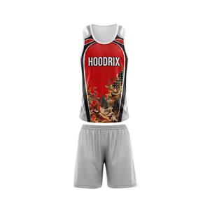 Ensemble Maillot et Short de Basketball Unisexe Personnalisé par Sublimation, Tissu Interlock Respirant à Séchage Rapide, Tenue de Sport Hivernale, Nom d'Équipe Elite - Product Image 2