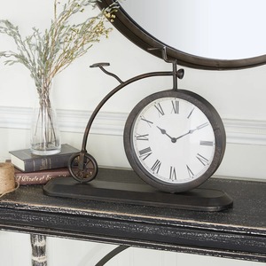 Cycle Shape <b>Table</b> <b>Clock</b> Modern Artistic Desk <b>Clock</b> Unique Design For Home Office Decor Decorative Timepiece And Gift Item - Product Image 5