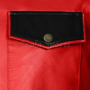 Chaqueta de Cuero Genuino para Hombre de Alta Calidad, Nueva Colección, Estilo Bomber, Precio de Mayoreo, con Diseño Personalizado - Product Image 5