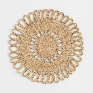 New Natural Seagrass Charger Plates OEM Sizes Variety of Colors Handmade Rattan <b>Placemat</b> for Table Decor Made in Vietnam - Product Image 3