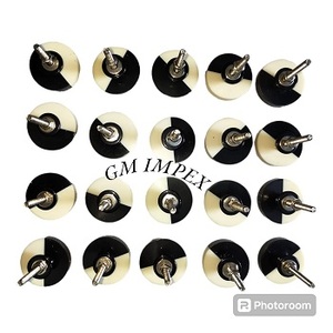 Perilla de gabinete de puerta de Metal de resina de madera de lujo, perillas y manijas de resina de ágata de GM Impex para uso en cocina y cajones Made India - Product Image 4