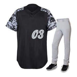 Uniforme de Béisbol Deportivo con Color Personalizado OEM, Logotipo Personalizado, 100% Poliéster, Protección UV, Secado Rápido, Nueva Llegada - Product Image 1
