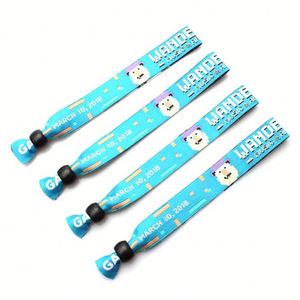 Bracelet en tissu VIP pour événements sportifs, avec ruban, directement de l'usine - Product Image 5