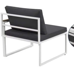 Bari Set Modern Steel Frame Made Vietnam High Quality Patio Outdoor Furniture Carton Packaging Durable <b>Garden</b> Chair <b>Table</b> Unit - Product Image 1