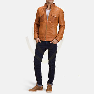 Nouvelle Veste en Cuir Légère Coupe-Vent pour Homme – Style Tendance et Personnalisable - Product Image 4