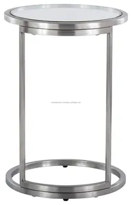 Mesa de Centro Metálica End Coastal, Muebles de Diseño para el Hogar, Elegante y Lujosa con Marco Metálico, Decoración de Interiores, Navidad, Zahid Exports - Product Image 3