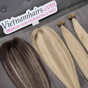 ผมต่อแบบพรีเมียม 2025 ท็อปเปอร์ แฮนด์ไทด์ ซุปเปอร์ดับเบิ้ลดรอน 100% เรมี่ เวอร์จิ้น สเตรท ยากิ แบบติดกาว - Product Image 1