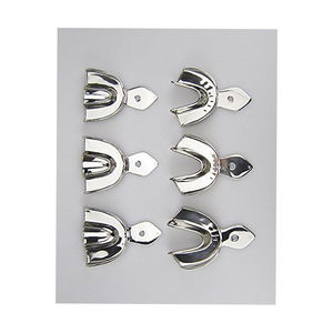 Juego de 6 Bandejas de Impresión Dental de Acero Inoxidable de Grado Médico para Medición de Mandíbula, Fuente de Alimentación Manual, Certificación CE, de Grip Surgical - Product Image 2