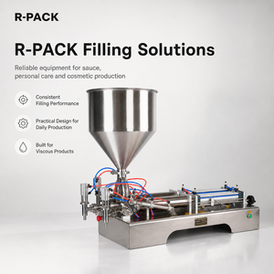 Machine de remplissage de pâtes électro-pneumatique <span class=keywords><strong>à</strong></span> double tête en acier inoxydable 304, 220V, 5-50ml, 2-50 BPM ±0.5%, pour sauces, miel, confiture, ketchup DG-50DS - Product Image 1