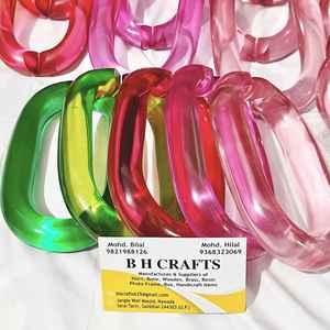 Décoration intérieure : Chaînes en résine personnalisables, très grandes et aux couleurs claires, maillons en résine multicolores de grande taille disponibles. - Product Image 5