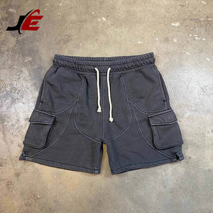 Nueva Colección de Verano, Pantalones Cortos Casuales de Estilo Urbano con Lavado Ácido Suave para Hombre - Product Image 5