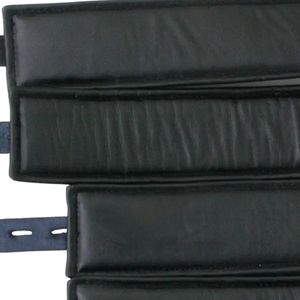 Ensemble de manchettes pour poignets et chevilles en peau de mouton imprimées par transfert thermique avec sangles de connexion, largeur 4,5 cm - Product Image 4