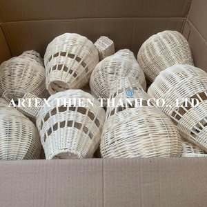 Eco Friendly Handwoven Rattan Green Hot Air Balloon Candy <b>Gift</b> Box Kids Ramadan <b>Eid</b> Chocolate Holder Handmade Wholesale Supplier - Product Image 5