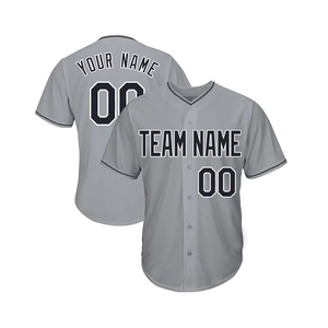 New Custom Logo Printed Team Wear <b>Baseball</b> Jerseys Unisex Short Quick Dry Breathable Lightweight OEM Customized 100% Polyester - Product Image 2