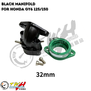 TWh GY6ไต้หวันประสิทธิภาพในการแข่งรถจักรยานยนต์สีดำท่อร่วม30mm/32mm - Product Image 5