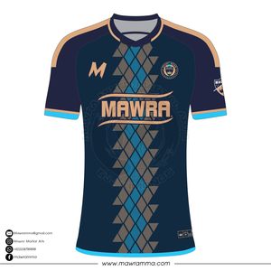 Maillot de football personnalisé MAWRA sublimé, maillot d'équipe OEM respirant à séchage rapide, uniforme sportif à motif drapeau court pour clubs - Product Image 5