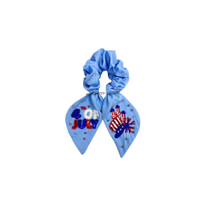 Coleteros con cuentas para el 4 de julio, coletos patrióticos con cuentas, accesorio festivo para el Día de la Independencia, coletos artesanales hechos a mano - Product Image 5