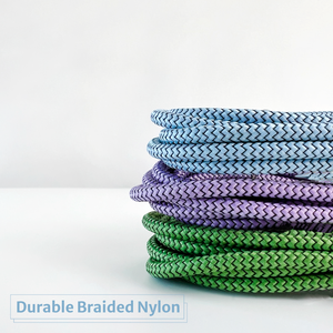 สายชาร์จและซิงค์ USB-A to C แบบถักไนลอน/พีวีซี คุณภาพพรีเมียม สำหรับอุปกรณ์แอนดรอยด์ ได้รับการรับรองมาตรฐาน RoHS/REACH รุ่น MH888 ขายส่ง - Product Image 6