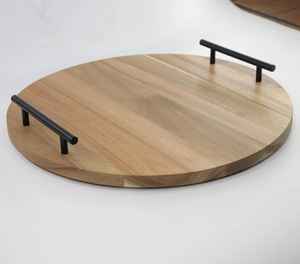 Bandeja Ecológica de Madera de Mango Natural, Estilo Americano, Apta para Lavavajillas y Fácil de Limpiar, Fabricada por Lodi Impex - Product Image 4