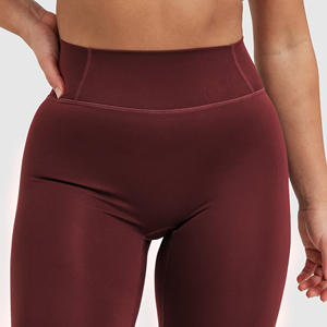 High Waist Calf-Length Yoga <b>Leggings</b> <b>With</b> <b>Pockets</b> Four-Way Stretch Spandex Polyester Women's <b>Workout</b> Pants - Product Image 6