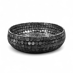 Plat de service décoratif classique en nacre noire, fait main, poli, durable, pour cadeaux d'affaires et services alimentaires - Product Image 2