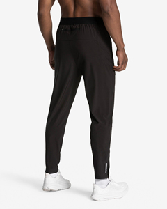 Pantalon de jogging pour homme avec logo personnalisé, extensible, vêtements de sport, pantalon de course avec poches zippées et logo réfléchissant - Product Image 2