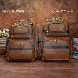 Professional Manufactures High Grade Leather <b>Backpacks</b> New Design Pakistan Made Leather <b>Backpacks</b> - Product Image 6