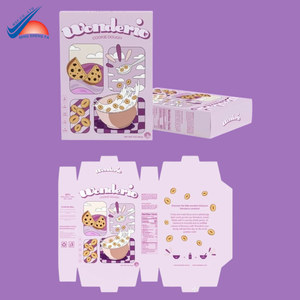 Boîte d'emballage de céréales personnalisée en carton rigide ou en carton |   Conception OEM - Product Image 2