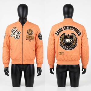 2026 Unisex Casual Winter <b>Windproof</b> Stand Collar Fur Trim Bomber Jacket Professional Latest Design Premium Quality OEM Service - Product Image 5