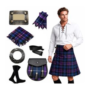 Veste de kilt écossais pour mariage, en laine acrylique, couleur/taille personnalisée, durable, légère, 10 pièces, pour homme, style écossais - Product Image 1