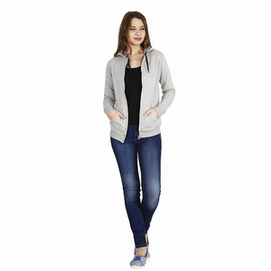 Sudadera con Capucha Casual de Invierno 2026 para Mujer, Diseño Personalizado, Sostenible, con Bolsillos Antiencogimiento y Logotipo Frontal, con Cierre, para Hacer Ejercicio - Product Image 3