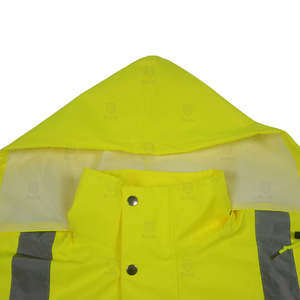 Chaqueta Impermeable de Seguridad para Hombre OEM 2026 con Logotipo Personalizable, 100% Poliéster, Reflectante y de Alta Visibilidad - Product Image 6