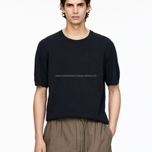 เสื้อยืดผ้าคอตตอนทรงสลิมฟิตสำหรับผู้ชายเสื้อยืดผ้า100% ปรับแต่งได้ - Product Image 1