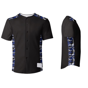 Maillot de baseball adulte haute qualité, 100 % polyester, tissu sublimé, respirant, pour tenue officielle d'équipe de baseball - Product Image 3