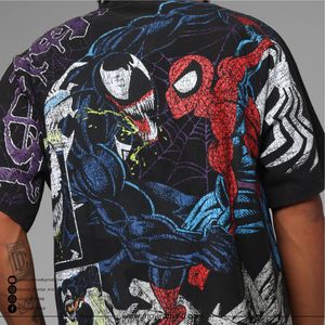 Camiseta Oversize de Algodón 100% con Logo Personalizado, Estilo Urbano, Estampado DTG de Alto Gramaje, Hombro Caído, Vintage, Ecológica, Venta al por Mayor - Product Image 5