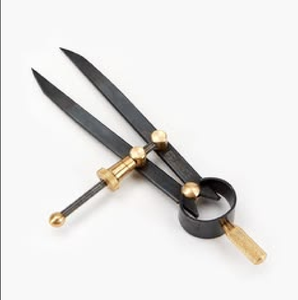 Diviseur d'artiste en laiton de qualité supérieure, outil de dessin à motif droit conçu pour les mesures de lignes fines, disponible à prix de gros. - Product Image 3