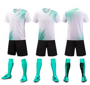 Conjunto Deportivo de Fútbol de Manga Corta para Adultos, Ropa de Entrenamiento de Verano para Estudiantes y Hombres, Conjunto para Juego y Entrenamiento - Product Image 3