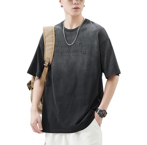 High Quality Blank Boxy Oversized T-shirts Streetwear Clothes <b>Men's</b> T-shirt logo Graphic Custom t Shirt <b>for</b> <b>Men</b> - Product Image 3