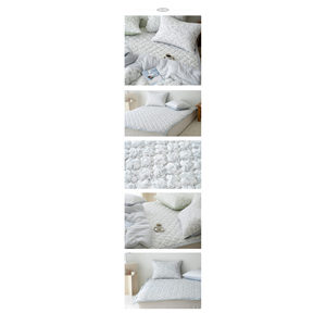 Tapis de sol coréen en modal à rayures, antidérapant, antibactérien, pour chambre à coucher - Product Image 3