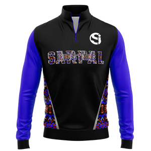 Sudaderas de hombre con media cremallera y logotipo frontal personalizado 2026, de algodón polar, ecológicas, transpirables, para invierno, OEM - Product Image 1