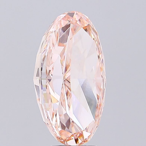 Fabrication de bijoux - Diamant ovale raffiné rose intense cultivé en laboratoire, certifié IGI, clarté VS1, taille excellente, diamant CVD non monté - Product Image 6
