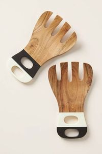 Handcrafted Solid Wooden Spoon Long Handle Heat Resistant Non-Stick <b>Safe</b> Kitchen Cooking <b>Tool</b> - Product Image 4