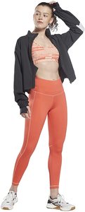 Soutien-gorge de sport rayé tie-dye pour femme, col rond, bretelles spaghetti, maintien moyen, respirant, pour le yoga - Product Image 3