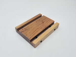 ที่วางสบู่ไม้รูปทรงสี่เหลี่ยมผืนผ้าที่เป็นมิตรกับสิ่งแวดล้อม - Product Image 1
